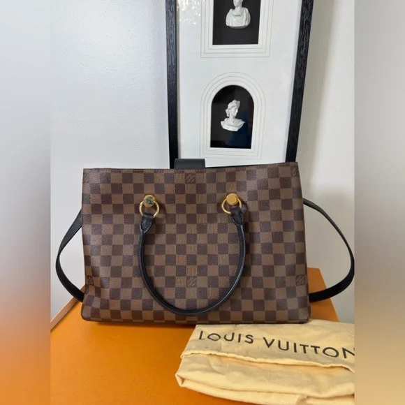 Louis Vuitton LV Riverside Handbag Damier with Leather - Picture 6 of 12